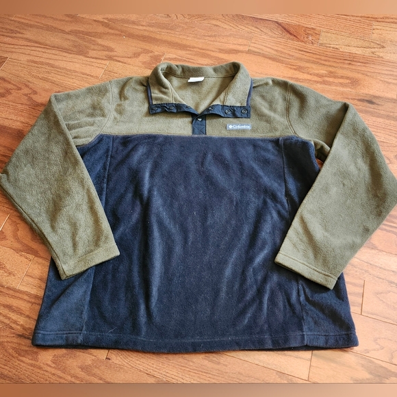 Columbia Other - NWT Columbia Steens Mountain Half Snap Two-Toned Fleece Pullover Men's Size XL